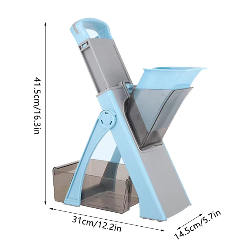 Multi-Function Vegetable Cutter with Storage Box