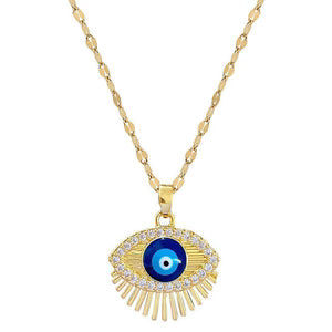 Eyelash Eye Light Luxury Wedding Necklace